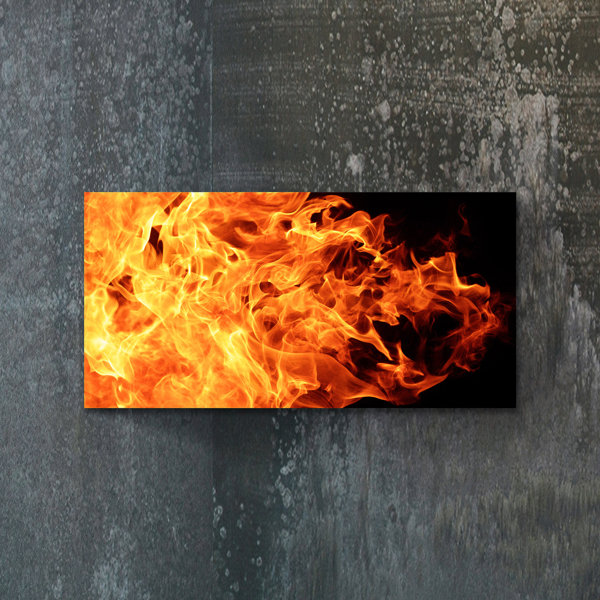 Heat Storm 750 Watt 24x48 in Radiant Wall Mounted Glass Heater Electric